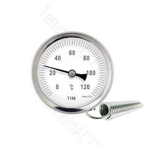 TIM Термометр накладной с пружинкой диапазон измерения от  0 до 120 гр (1/60)