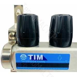 TIM Термометр-полоска на коллектор обратки-синяя (10/1000)